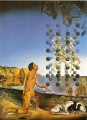 Dali Nu en contemplation devant les cinq corps réguliers Cubisme Dada Surréalisme Salvador Dali